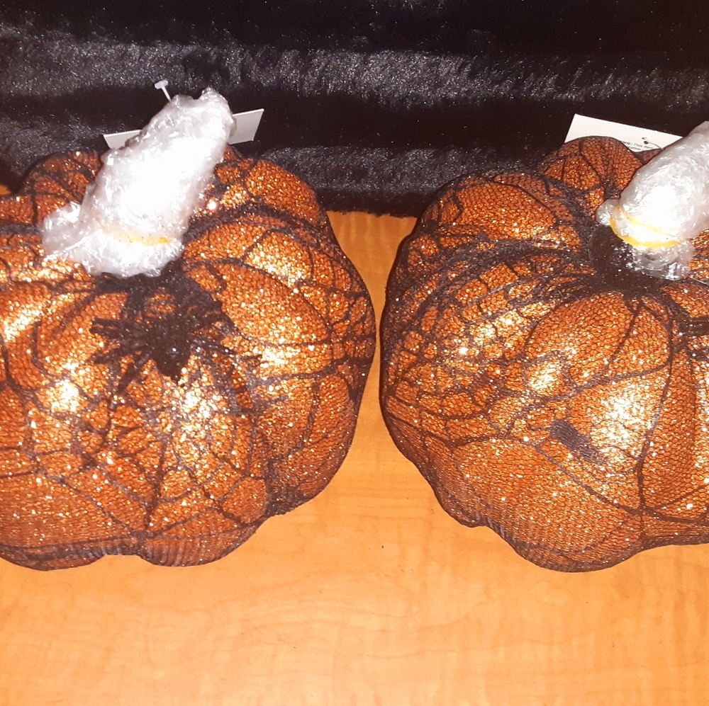 Halloween Decoration Lace Spiderweb Pumpki…
